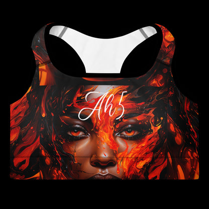 House of Flames Padded Sports Bra